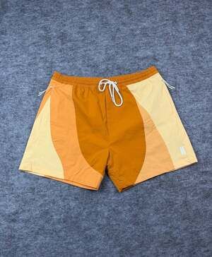 Kith Madison Shorts IV Bergamot Orange Size XL